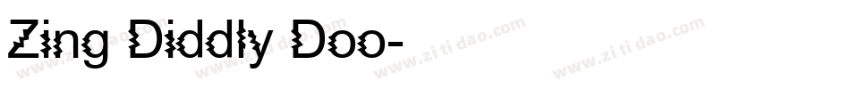 Zing Diddly Doo字体转换